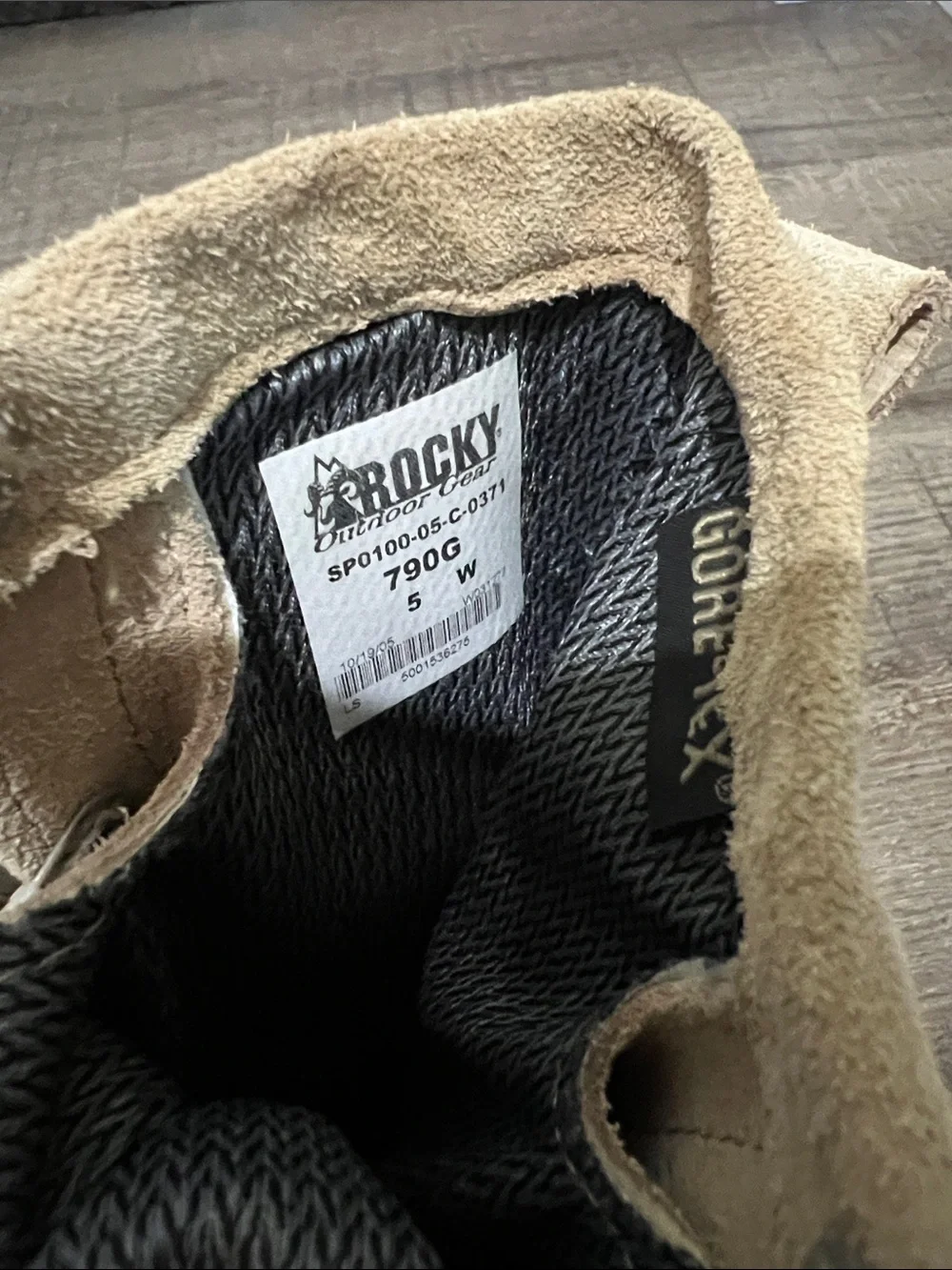 Rocky rugged suede